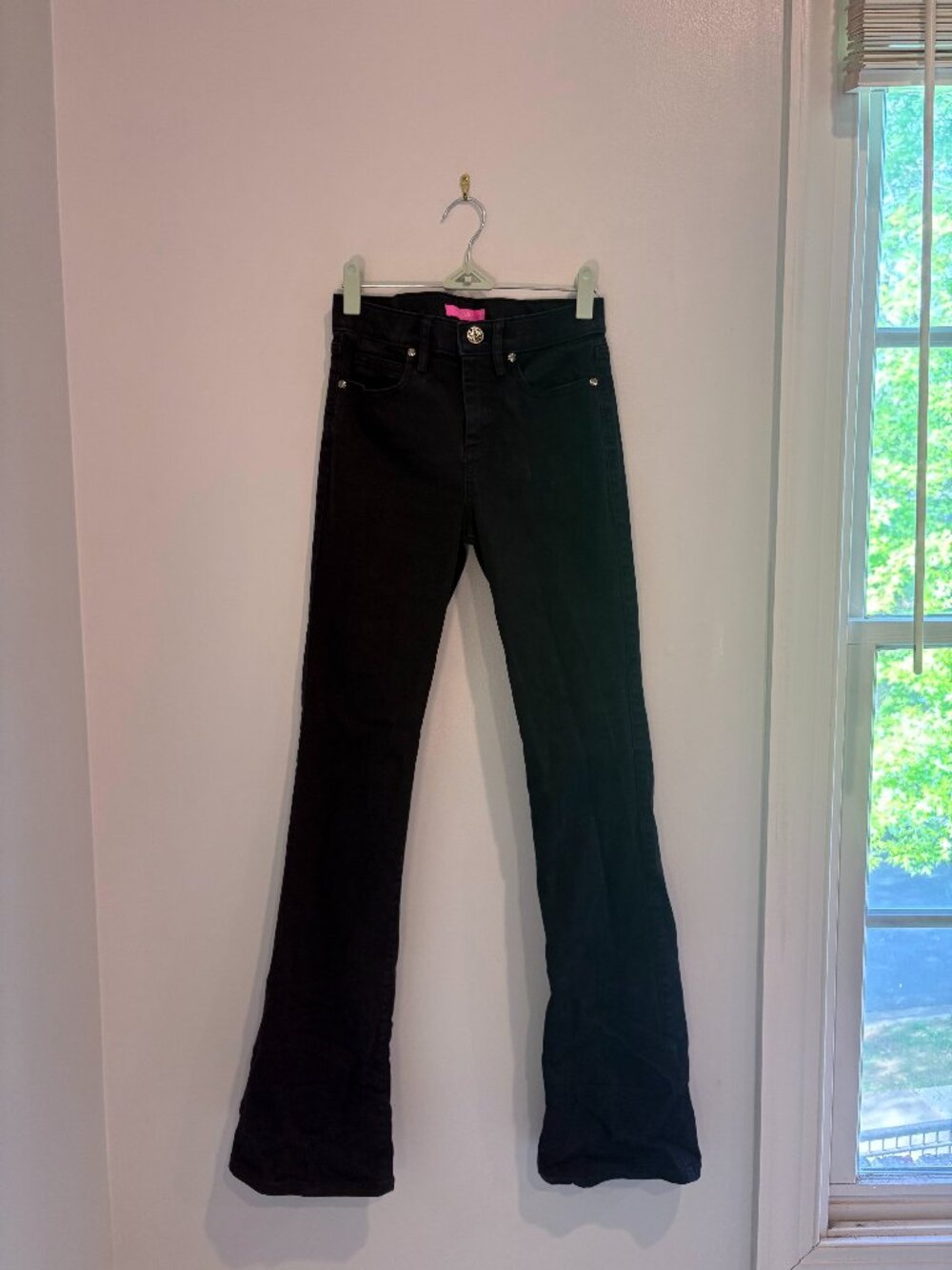 Lilly Pulitzer Black Flare Jeans Size 2